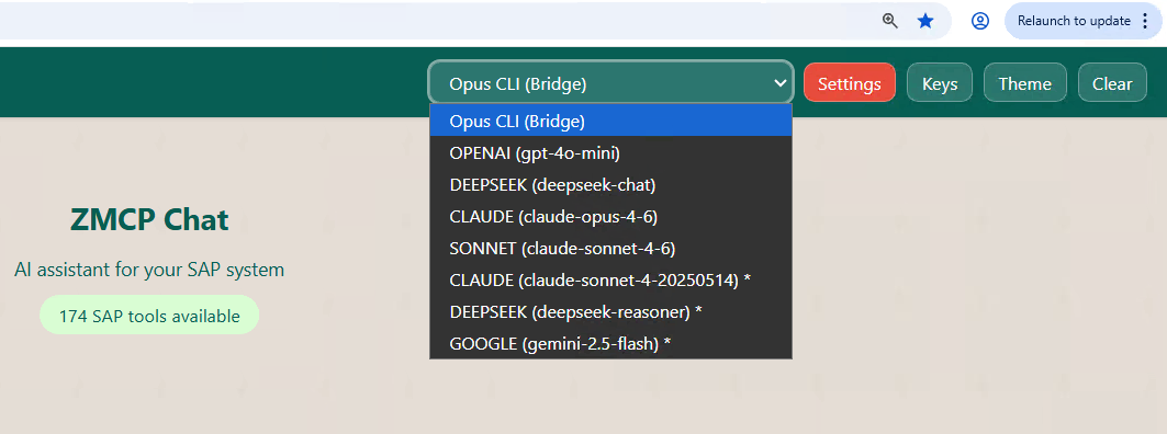 API and CLI Connection Options